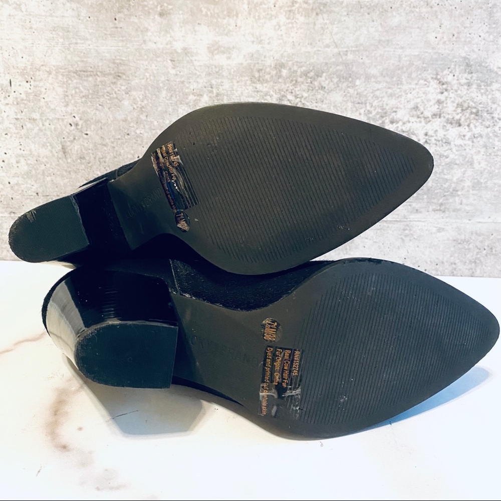 Lucky Brand Adalyn2 Calf hair bootie 7.5M EUR 38 - Picture 7 of 8
